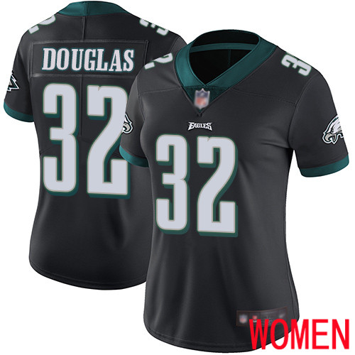 Women Philadelphia Eagles #32 Rasul Douglas Black Alternate Vapor Untouchable NFL Jersey Limited Player->women nfl jersey->Women Jersey